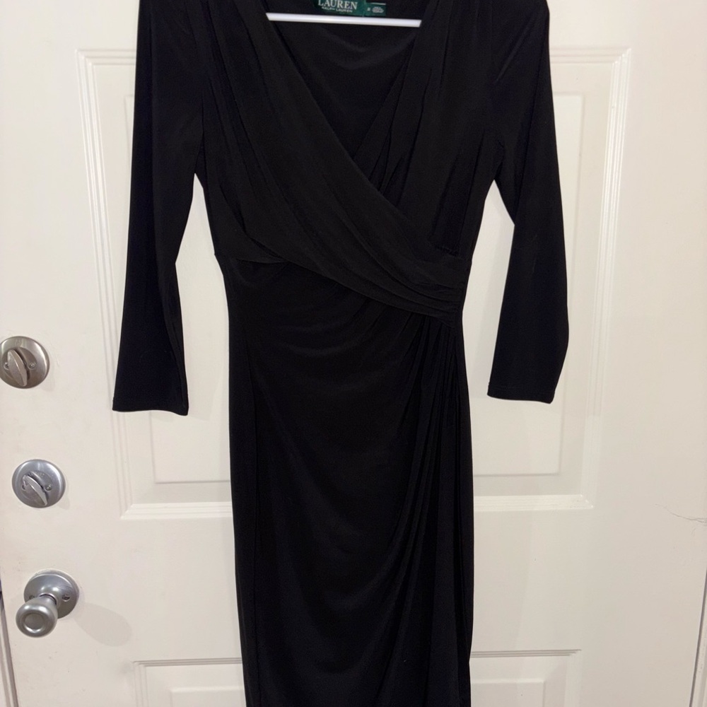 Ralph Lauren Black Long Sleeve Dress